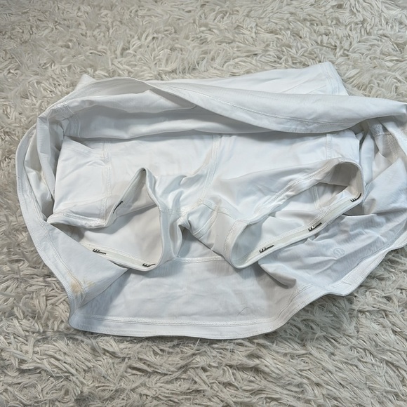 Lululemon Pace Rival Skirt (Tall) *4-way Stretch 15" White - Picture 2 of 7